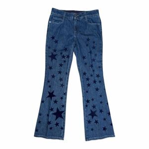 Stella McCartney Star Print Flared Jeans – Size 25